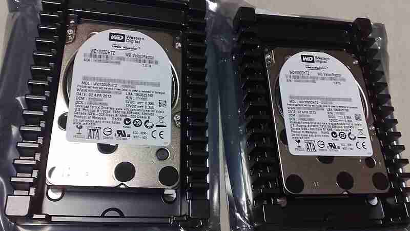 Two Western Digital Veloci Raptor 1 TB SATA 10,000 rpm  inch HD Ds, tags: und - CC BY-SA